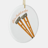 Krücke auf Ihnen Keramikornament (Rechts)