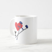 Krücke-Liebe-Tasse Kaffeetasse (Vorderseite Links)