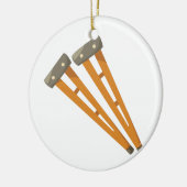 Krücken Keramikornament (Links)