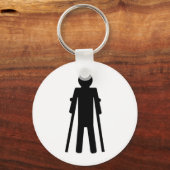 Krücken Schlüsselanhänger (Vorderseite)