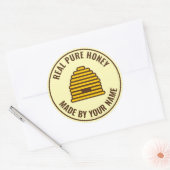 Krug-Aufkleber für Honigmacher Runder Aufkleber (Umschlag)