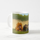 Krug-Band der Affen-Tasse Kaffeetasse (Vorderseite Links)