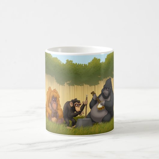 Krug-Band der Affen-Tasse Kaffeetasse (Mittel)