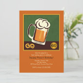 Krug Bier Einladung (Stehend Vorderseite)