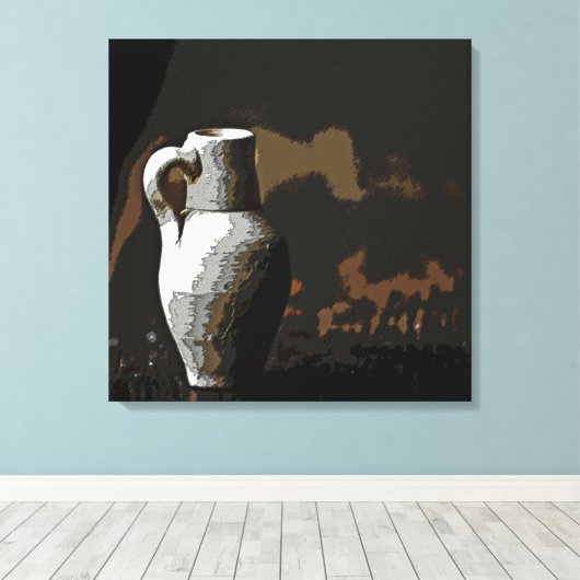 Krug Leinwanddruck (Insitu (Holzboden))