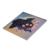 Kruge mit Apfelblüten Fliese (Seite)