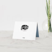 Kruge mit Apfelblüten Karte (Rückseite)