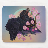 Kruge mit Apfelblüten Mousepad (Vorne)