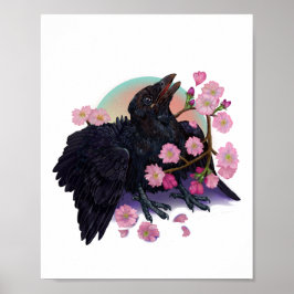 Kruge mit Apfelblüten Poster