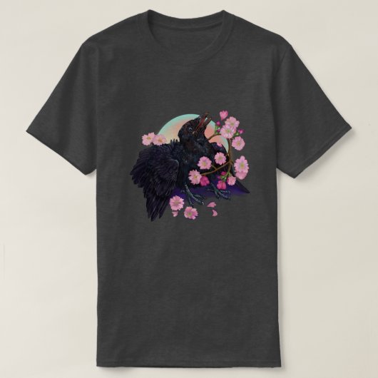 Kruge mit Apfelblüten T-Shirt (Design vorne)
