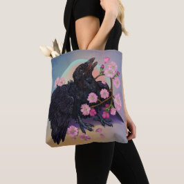 Kruge mit Apfelblüten Tasche