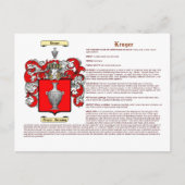 Krüger (Bedeutung) Postkarte (Vorderseite)