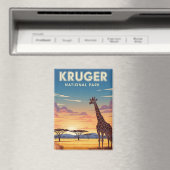 Kruger National Park South Africa Magnet (In Situ (Geschirrspüler))