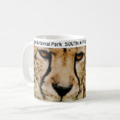Krüger Nationalpark Cheetah Kaffeetasse (Vorderseite Links)
