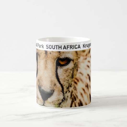 Krüger Nationalpark Cheetah Kaffeetasse (Mittel)