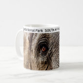 Kruger-Nationalpark Elephant Kaffeetasse (Vorderseite Links)