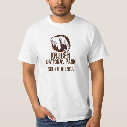 Kruger-Nationalpark Elephant T-Shirt (Vorderseite)