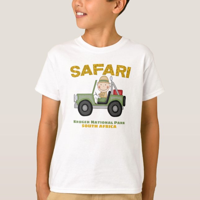 Krüger Nationalpark Safari Kinder T - Shirt (Vorderseite)