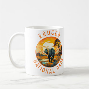 Kruger Nationalpark Südafrika Elefant in Not Kaffeetasse