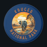 Kruger Nationalpark Südafrika Elephant Retro Magnet<br><div class="desc">Krüger Vektorgrafik Design. Der Krüger Nationalpark im Nordosten Südafrikas ist eines der größten Spielreservate Afrikas. Seine hohe Dichte an Wildtieren umfasst die Big 5: Löwen,  Leoparden,  Nashörner,  Elefanten und Büffel.</div>