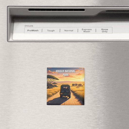 Kruger Nationalpark Südafrika Magnet (In Situ (Geschirrspüler))