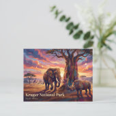 Kruger-Nationalpark Südafrika Postkarte (Stehend Vorderseite)