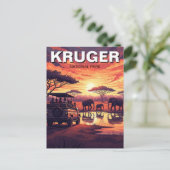 Kruger-Nationalpark Südafrika Postkarte (Stehend Vorderseite)