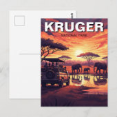 Kruger-Nationalpark Südafrika Postkarte (Vorne/Hinten)