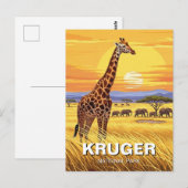 Kruger-Nationalpark Südafrika Postkarte (Vorne/Hinten)