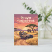 Kruger-Nationalpark Südafrika Postkarte (Stehend Vorderseite)