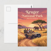 Kruger-Nationalpark Südafrika Postkarte (Vorne/Hinten)