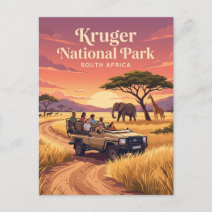 Kruger-Nationalpark Südafrika Postkarte