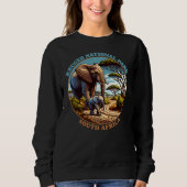 Kruger Nationalpark Südafrika Sweatshirt (Vorderseite)