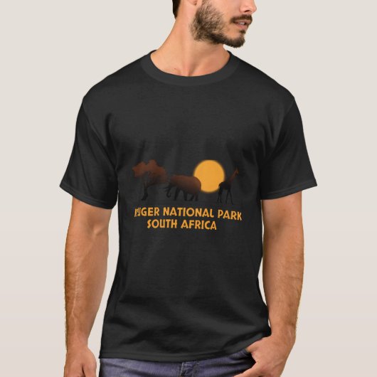 Kruger Nationalpark Südafrika T-Shirt (Vorderseite)