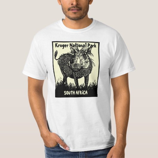 Krüger Nationalpark Warthos T-Shirt (Vorderseite)