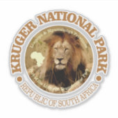 Kruger NP Aufkleber (Vorderseite)