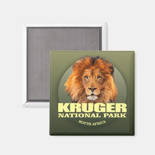 Krüger NP (Lion) WT Magnet (Vorderseite/Rückseite)