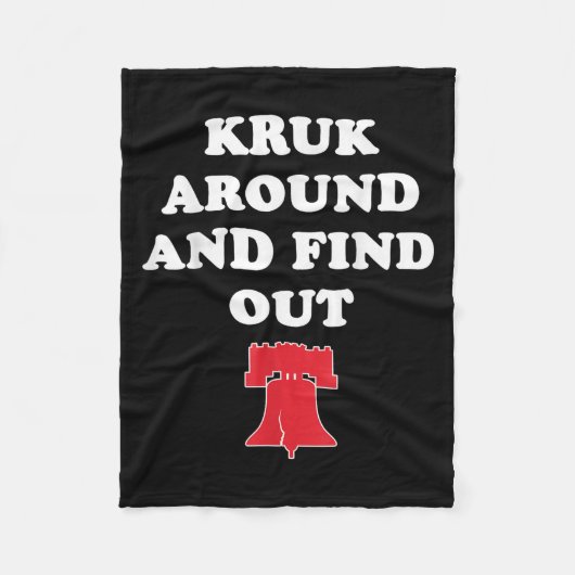 Kruk um und finde heraus fleecedecke (Vorderseite)