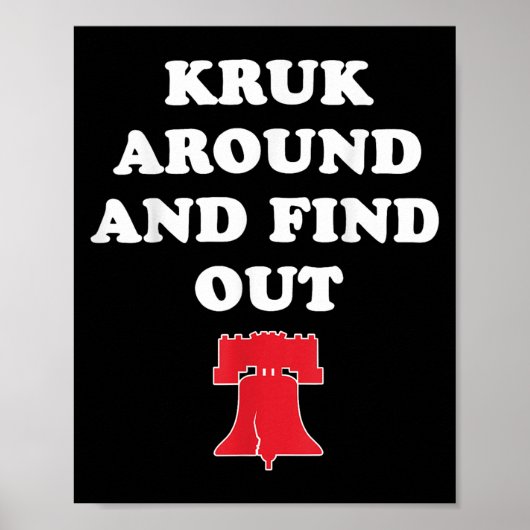 Kruk um und finde heraus poster (Vorne)
