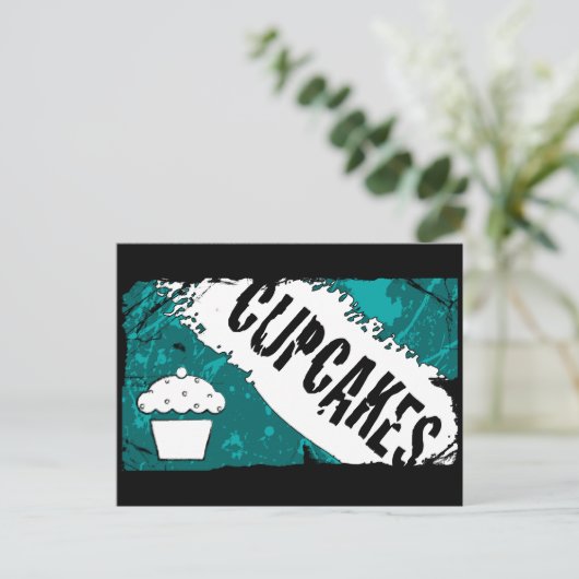 Krümelkuchen Postkarte (Stehend Vorderseite)