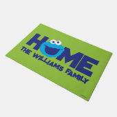 Krümelmonster Face Fußmatte (Schrägansicht)