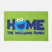 Krümelmonster Face Fußmatte (Vorderseite)