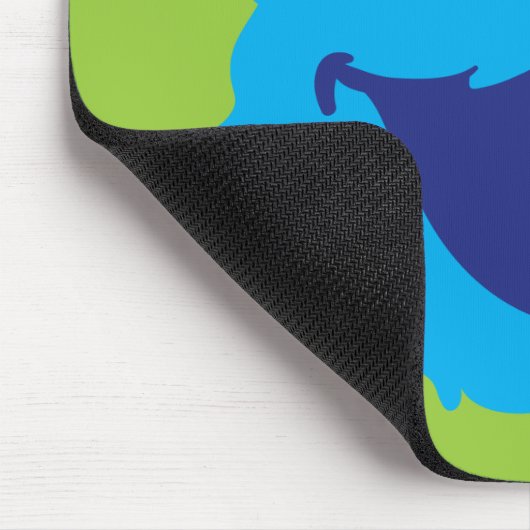 Krümelmonster Face Mousepad (Ecke)