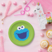 Krümelmonster Face Pappteller (Party)