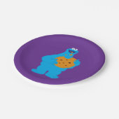 Krümelmonster Graphic Pappteller (Schrägansicht)