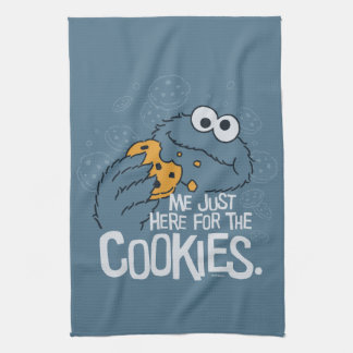 Krümelmonster Just Here for the Cookies Geschirrtuch
