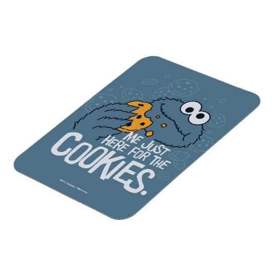 Krümelmonster Just Here for the Cookies Magnet (Linke Seite)