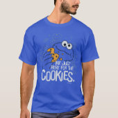 Krümelmonster Just Here for the Cookies T-Shirt (Vorderseite)