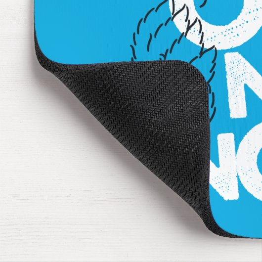 Krümelmonster Om Name | Mousepad (Ecke)