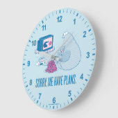 Krümelmonster Sorry, Große Wanduhr (Winkel)